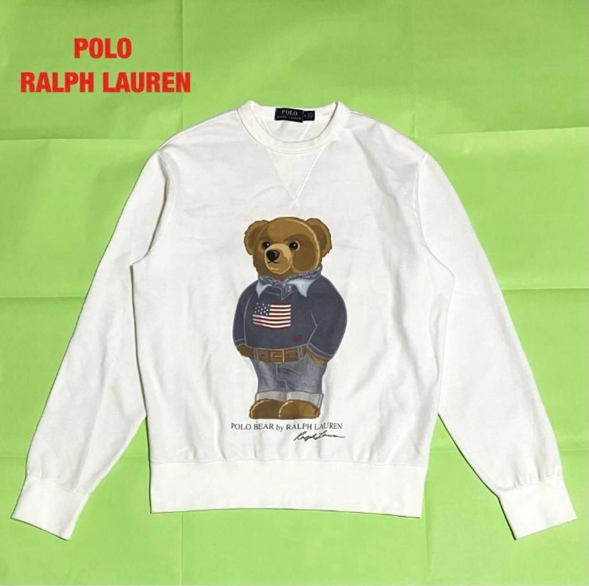 希少】POLO RALPH LAUREN ポロラルフローレン ロゴスウェット 希少】POLO RALPH LAUREN ポロラルフローレン ロゴスウェット