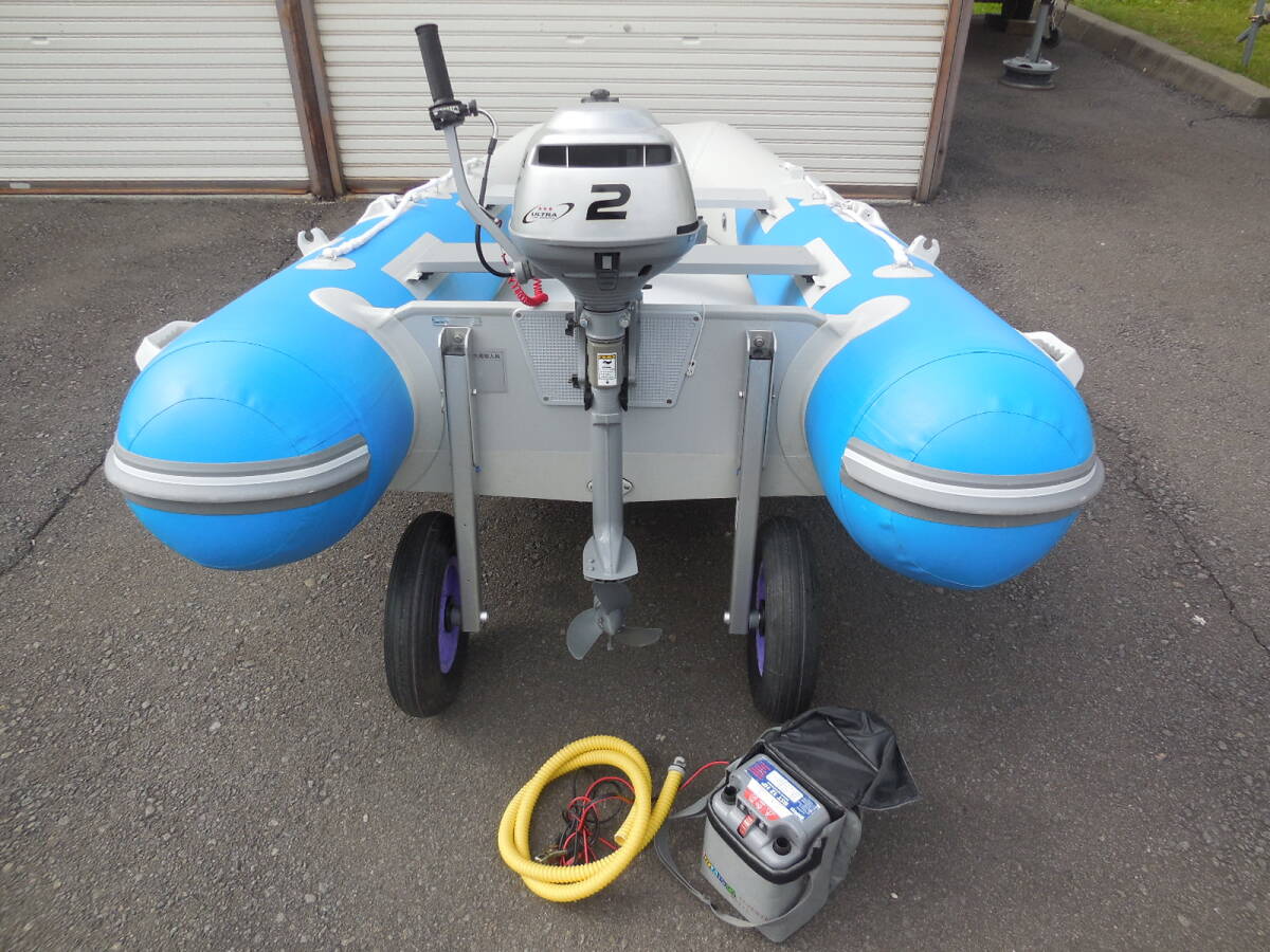 アキレス ゴムボート PV-295/ホンダ2馬力船外機付/船検 アキレス ゴムボート PV-295/ホンダ2馬力船外機付/船検