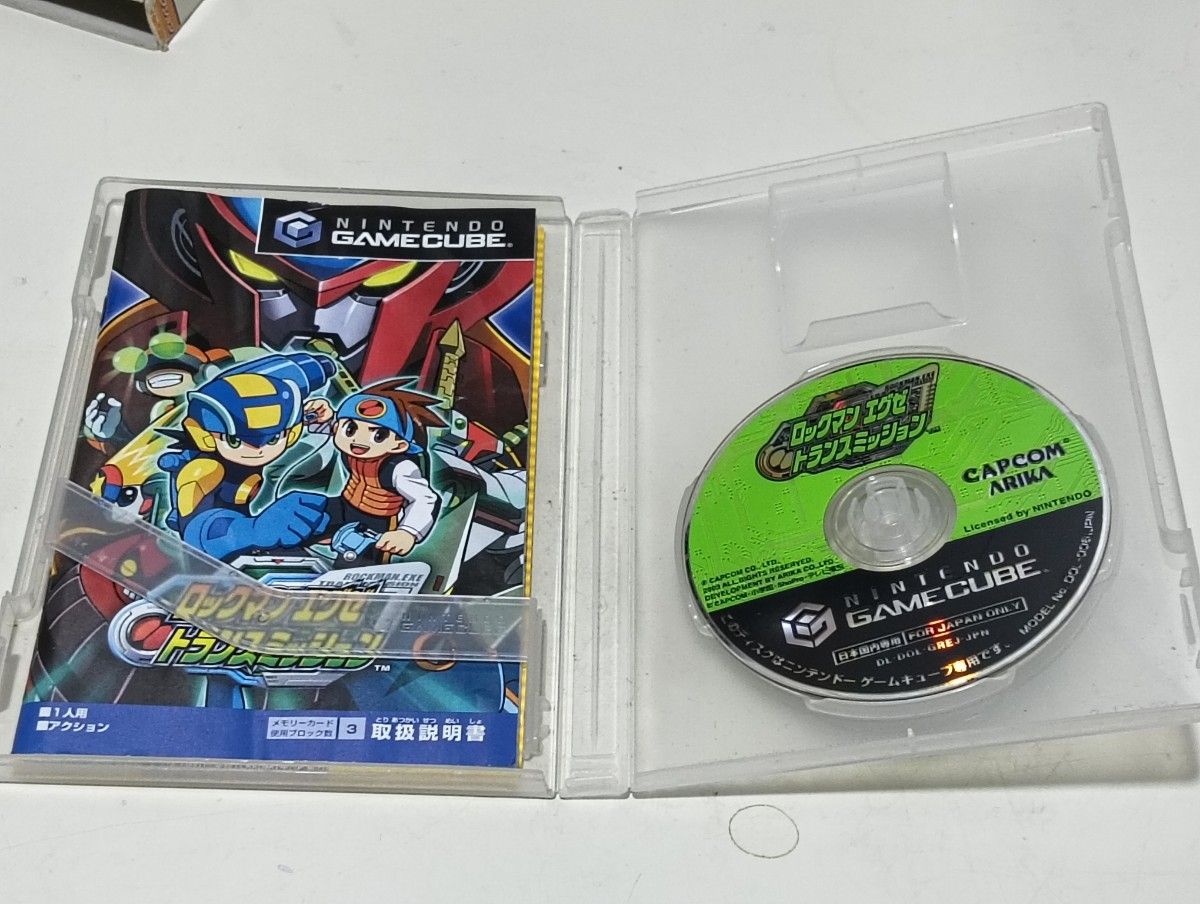 外箱あり ゲームキューブ ロックマンエグゼトランスミッション 外箱あり ゲームキューブ ロックマンエグゼトランスミッション