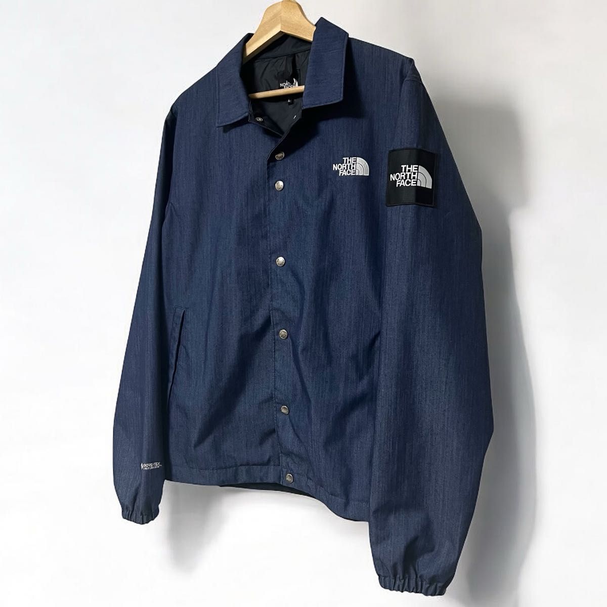 美品】THE NORTH FACE GTX DENIM COACH JACKET NP12042 ノース 美品】THE NORTH FACE GTX DENIM COACH JACKET NP12042 ノース