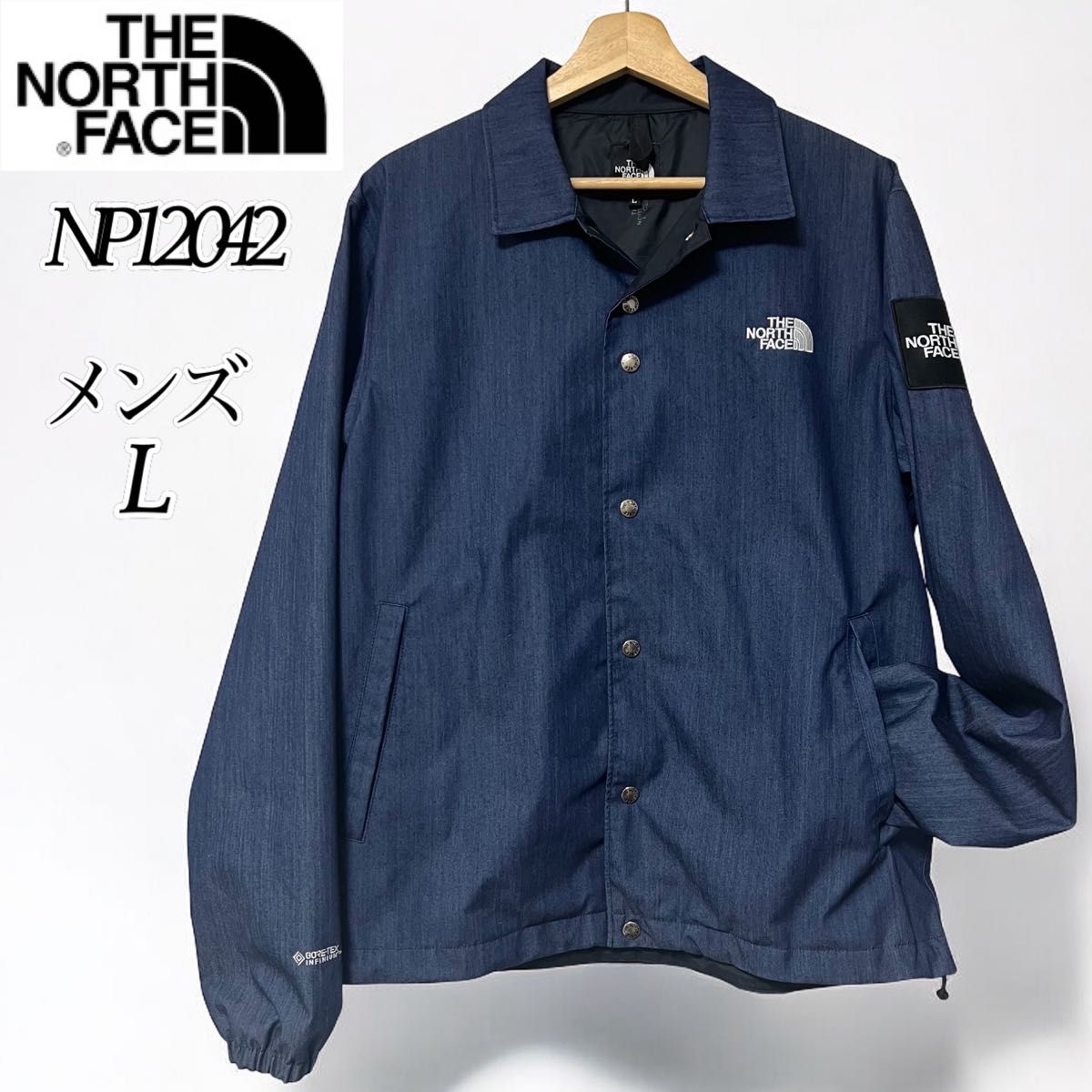 美品】THE NORTH FACE GTX DENIM COACH JACKET NP12042 ノース 美品】THE NORTH FACE GTX DENIM COACH JACKET NP12042 ノース