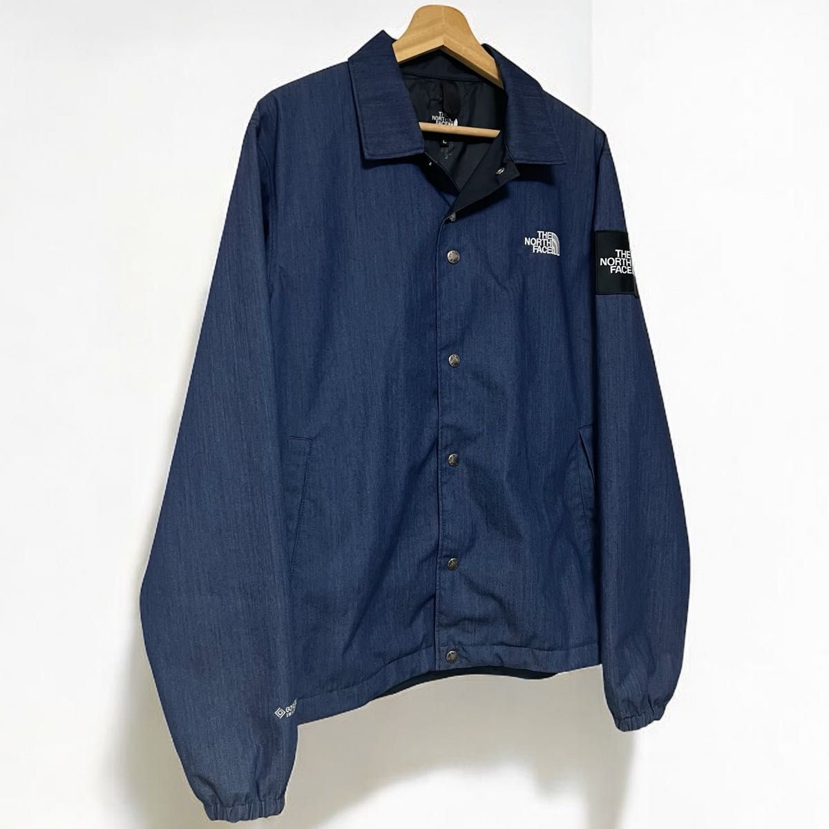 美品】THE NORTH FACE GTX DENIM COACH JACKET NP12042 ノース 美品】THE NORTH FACE GTX DENIM COACH JACKET NP12042 ノース