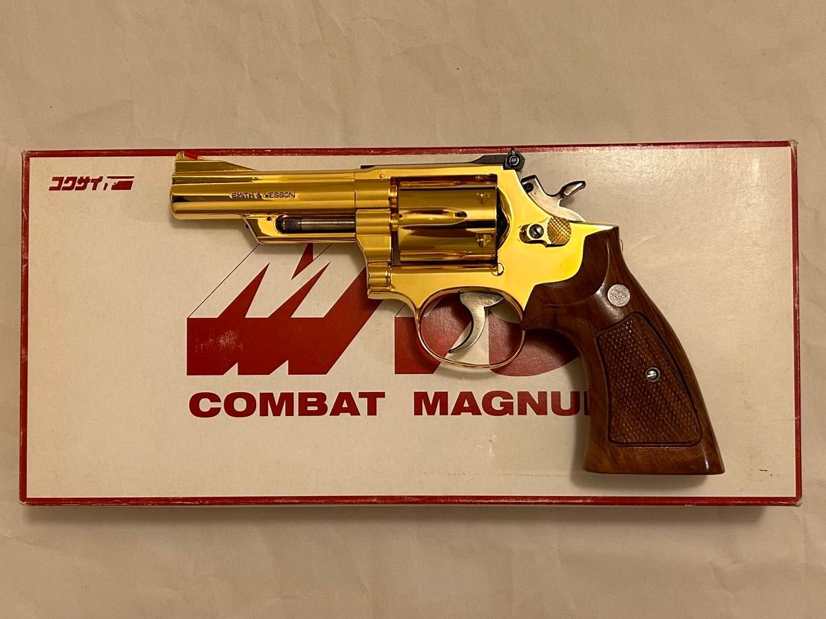 コクサイ製 S&W M19 4in 24K GOLDメッキ 金属モデルガン SMG 未 コクサイ製 S&W M19 4in 24K GOLDメッキ 金属モデルガン SMG 未