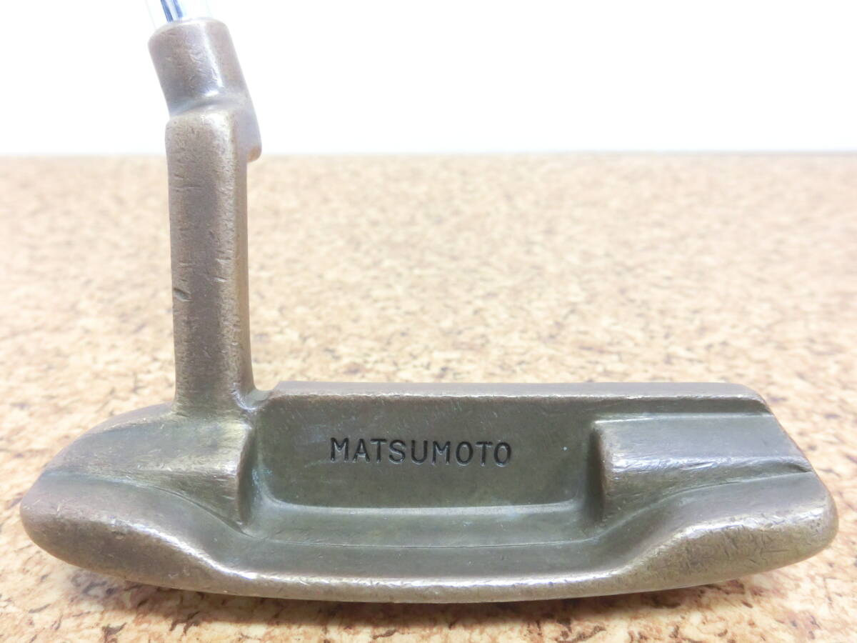 !HIRO MATSUMOTO Hiro Matsumoto HM MC-05 Hand-Made hand made putter 34.5 -inch pure steel shaft secondhand goods!T1886