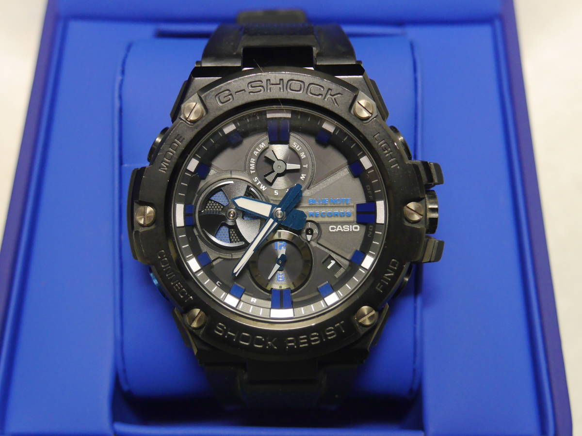 G-SHOCK G-STEEL Bluetooth BLUENOTE ブルーノートコラボ GST-B100BNR-1AJR USED 美品