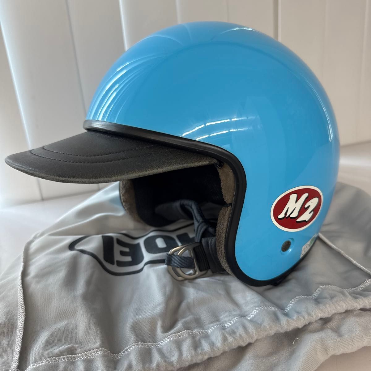 SHOEI MASH-2水色 ジェットヘルメット キムタク ビューティフル SHOEI MASH-2水色 ジェットヘルメット キムタク ビューティフル
