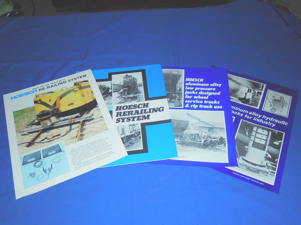 T073be HOESCH railroad group product guide pamphlet * Lee fret 5 point 