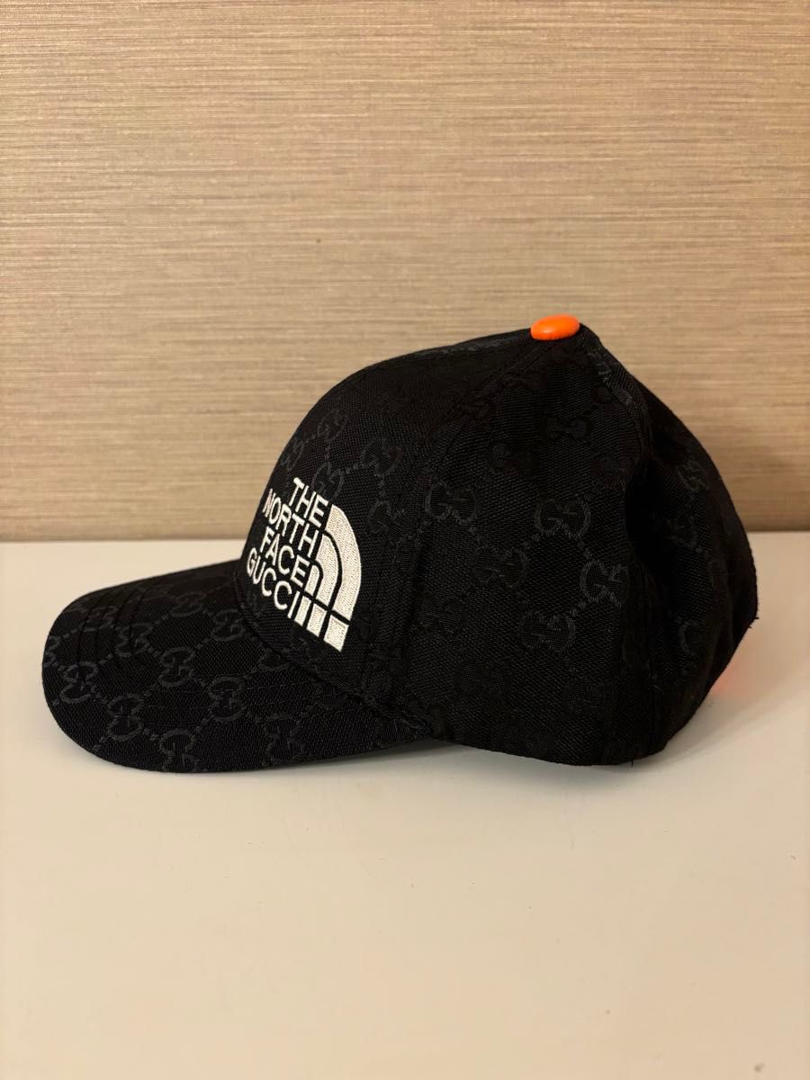 グッチ ノースフェイス GUCCI NORTH FACE コラボキャップ 黒 グッチ ノースフェイス GUCCI NORTH FACE コラボキャップ 黒