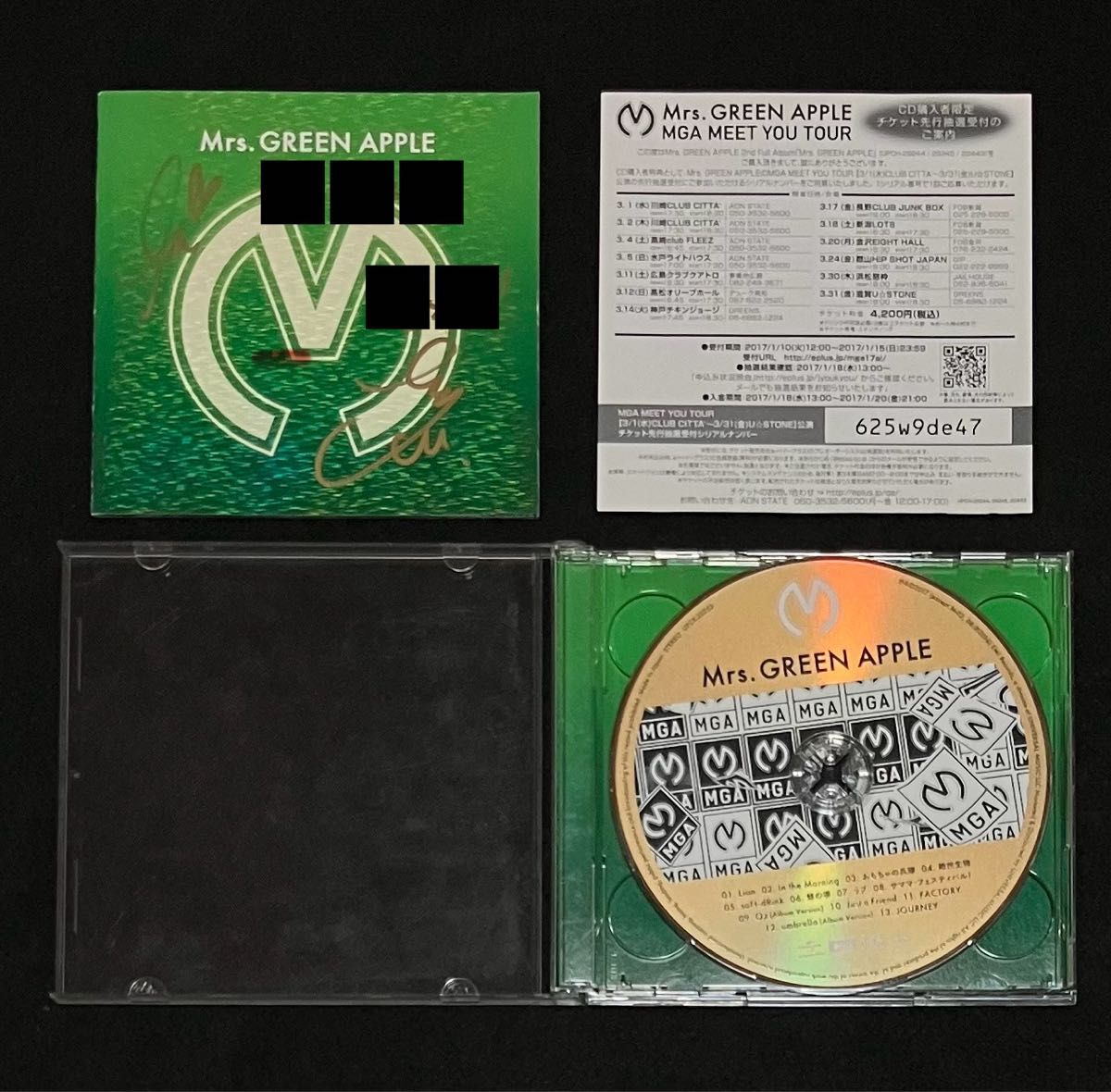 Mrs GREEN APPLE(初回限定盤)CD DVD 2枚組 アルバム サイン Mrs GREEN APPLE(初回限定盤)CD DVD 2枚組 アルバム サイン