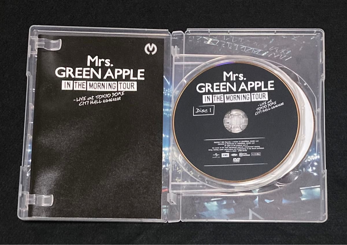Mrs GREEN APPLE LIVE DVD 2枚 IN THE MORNING TOUR ENSEMBLE Mrs GREEN APPLE LIVE DVD 2枚 IN THE MORNING TOUR ENSEMBLE