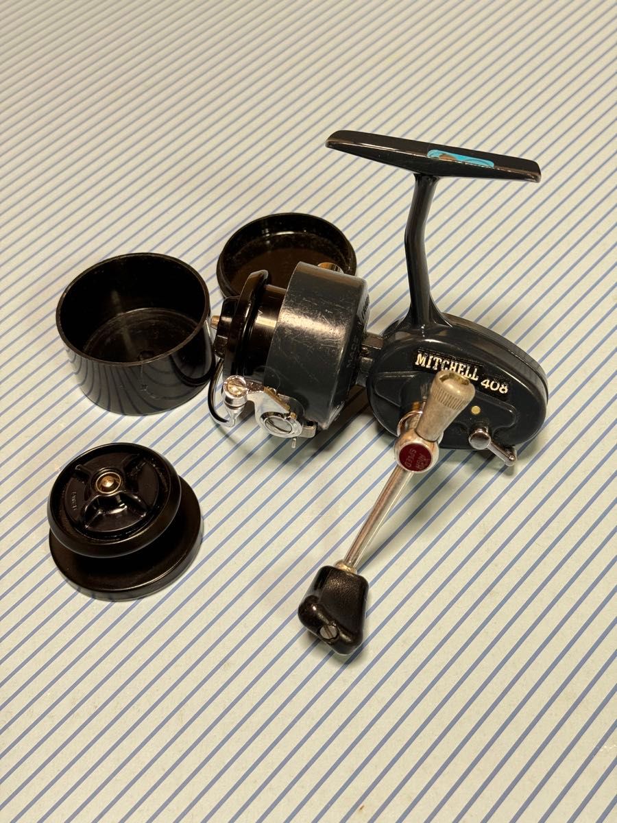 ミッチェル Mitchell 408 オールドリール 渓流 70年代 機構良好 ミッチェル Mitchell 408 オールドリール 渓流 70年代 機構良好