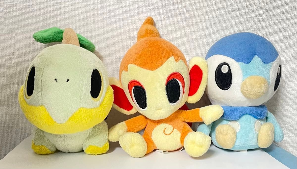 ポケモン 御三家ぬいぐるみ ナエトル ヒコザル ポッチャマ 2006 ポケモン 御三家ぬいぐるみ ナエトル ヒコザル ポッチャマ 2006