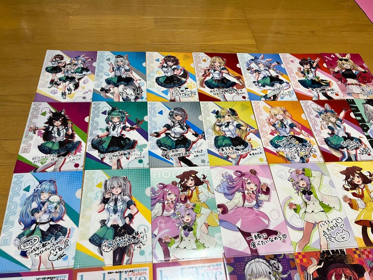 ホロライブ コンビニコラボ クリアファイルコンプリートセット+α ホロライブ コンビニコラボ クリアファイルコンプリートセット+α