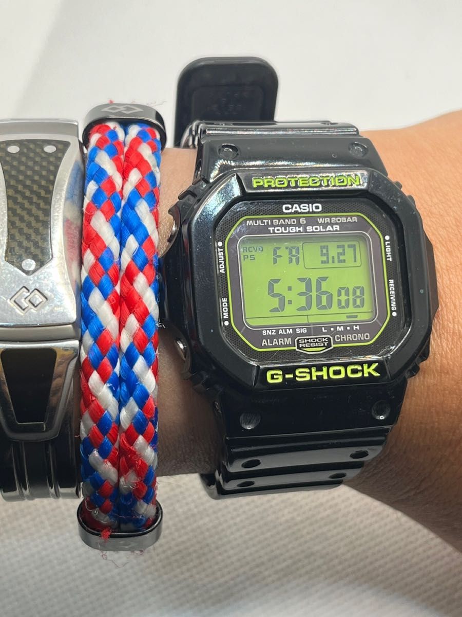 CASIO G-SHOCK タフソーラー 電波 CASIO G-SHOCK タフソーラー電波 デジタル 説明書コピー付 訳