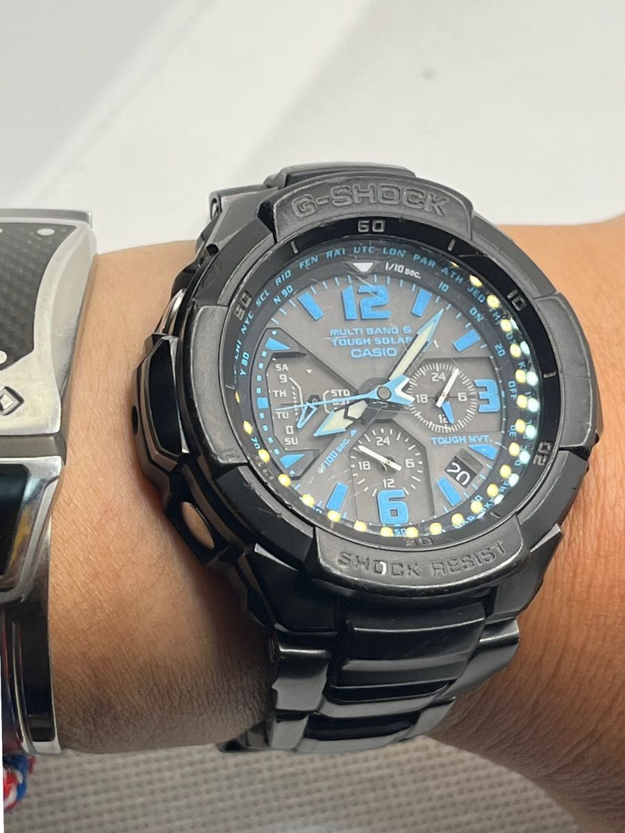 CASIO G-SHOCK 超人気 スカイコックピットシリーズ メタルバンド CASIO G-SHOCK 超人気 スカイコックピットシリーズ メタルバンド