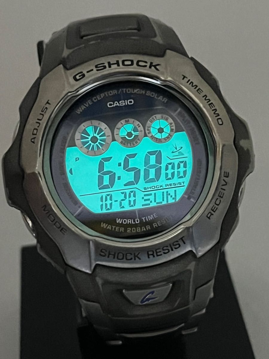 CASIO G-SHOCK 人気の ソーラー電波 チタニウムメタルバンド GW CASIO G-SHOCK 人気の ソーラー電波 チタニウムメタルバンド GW