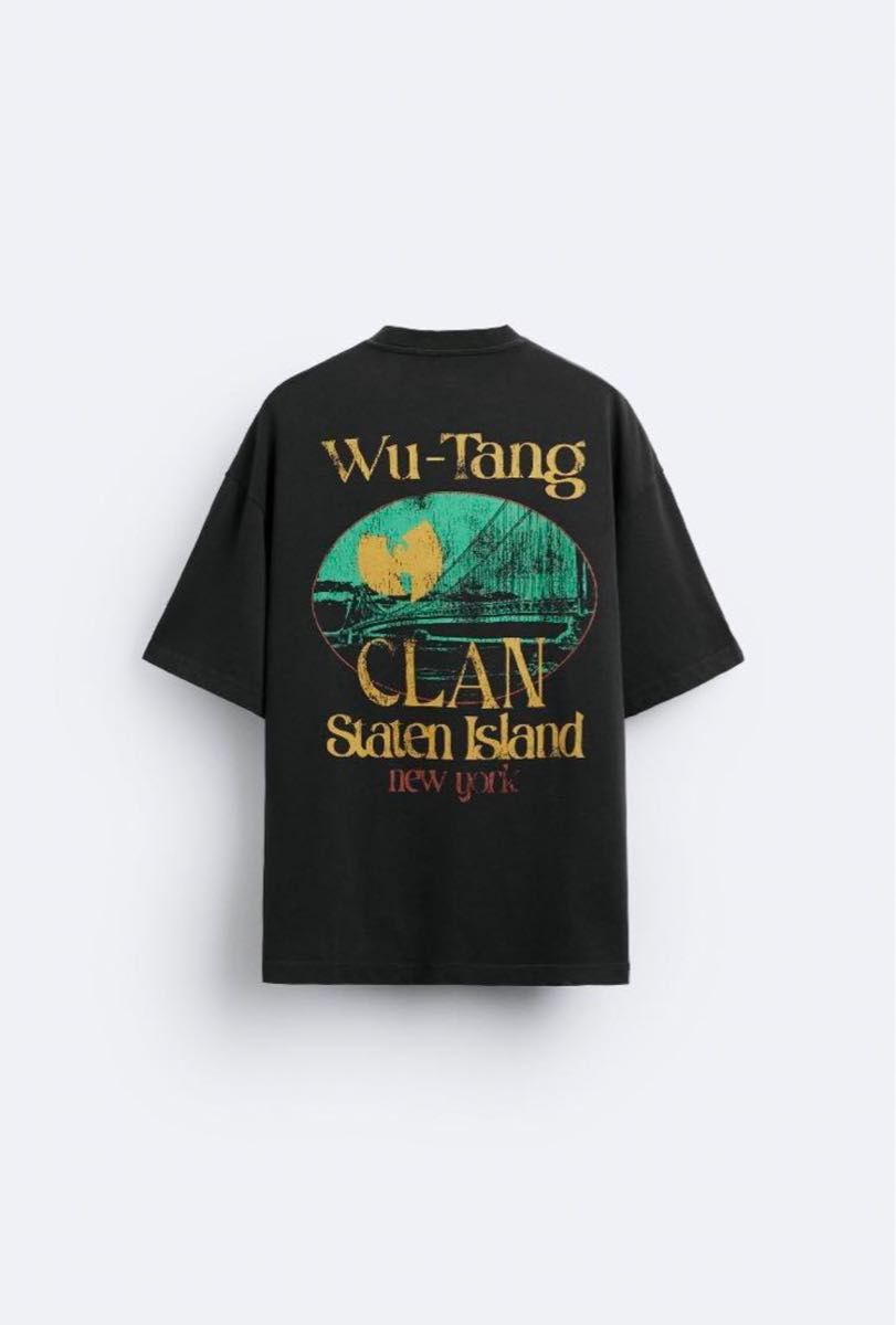 新品未使用品 ZARA WU-TANG CLAN プリント Tシャツ XLサイズ 新品未使用品 ZARA WU-TANG CLAN プリント Tシャツ XLサイズ