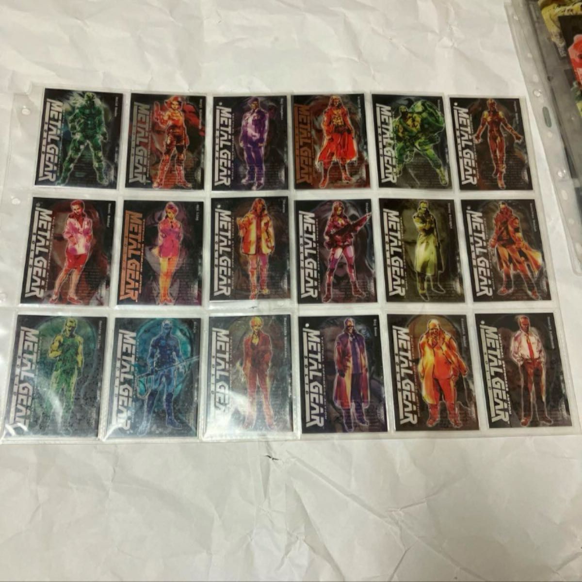 All100 Basic Cards Complete Set Metal Gear Solid Trading All100 Basic Cards Complete Set Metal Gear Solid Trading