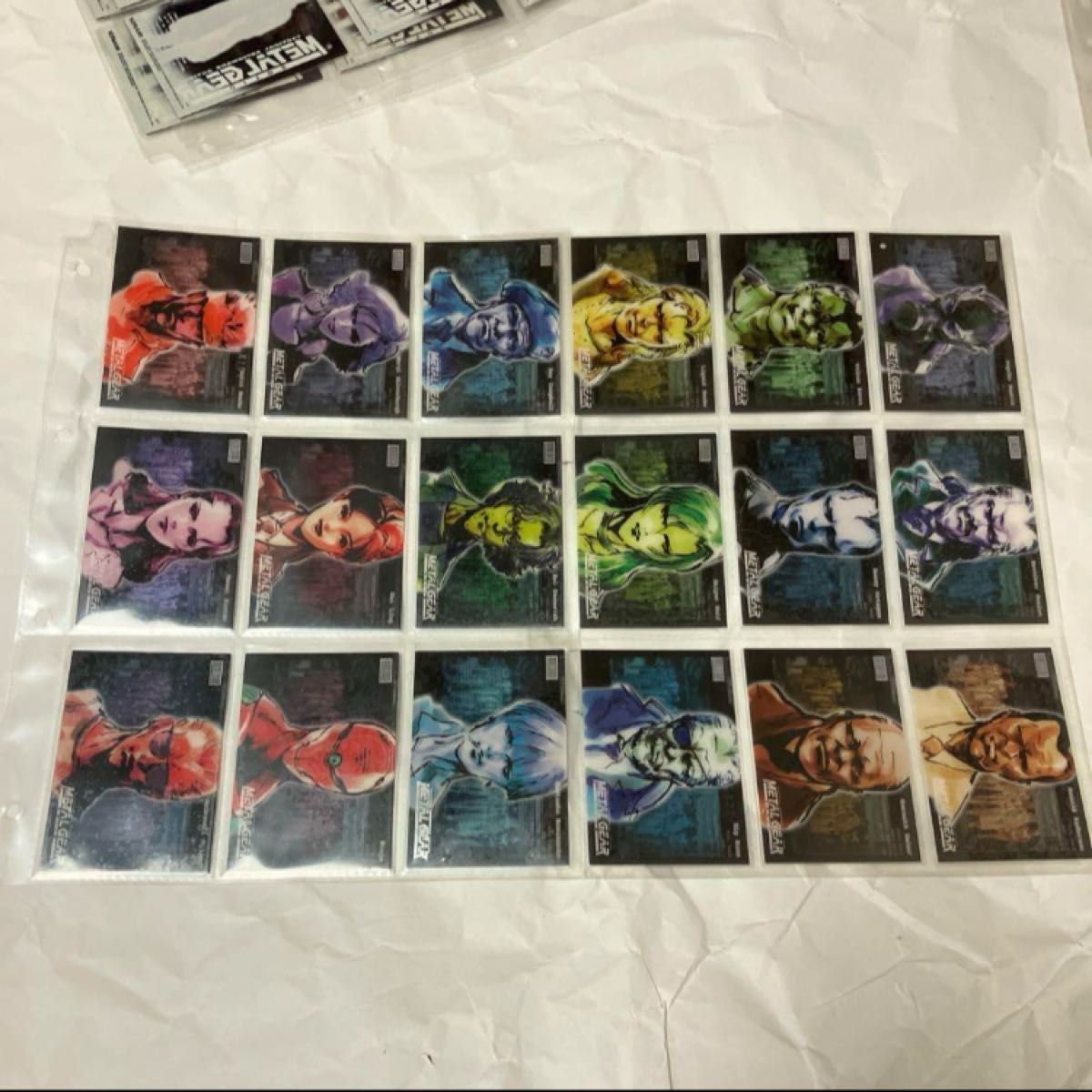 All100 Basic Cards Complete Set Metal Gear Solid Trading All100 Basic Cards Complete Set Metal Gear Solid Trading