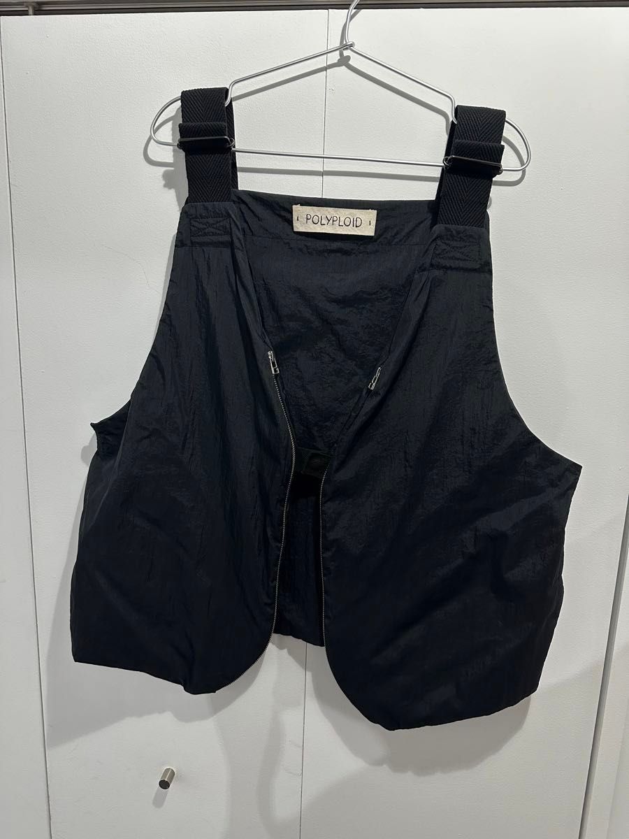 POLYPLOID ポリプロイドBAGVEST バッグベストブラックナイロン POLYPLOID ポリプロイドBAGVEST バッグベストブラックナイロン