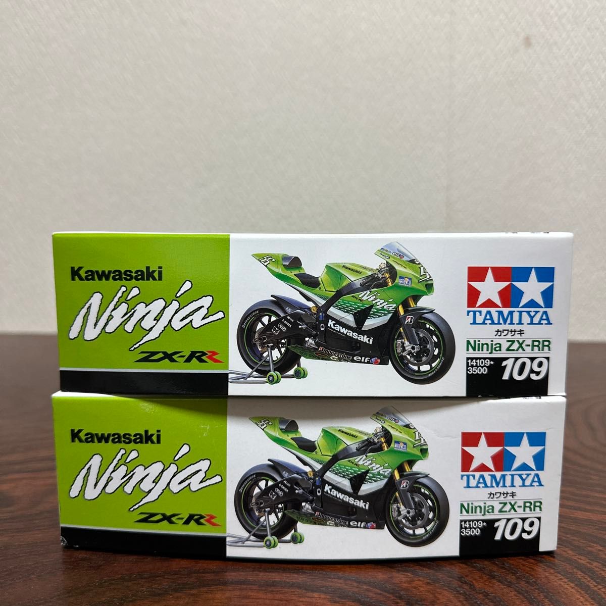 タミヤ 2点セット販売 タミヤ1/12カワサキNInja ZX-RR 新品2台SET+フロントフォークSET