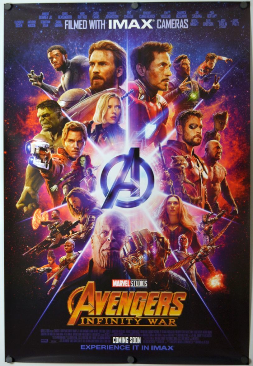 アベンジャーズ/インフィニティ・ウォー　US版オリジナルポスターINT・IMAX