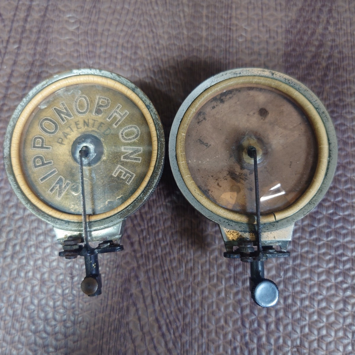 【ジャンク】部品　NIPPONOPHONE　ニッポノフォン　蓄音機　サウンドボックス　動作未確認　レトロ　当時物　【管理No.2220】