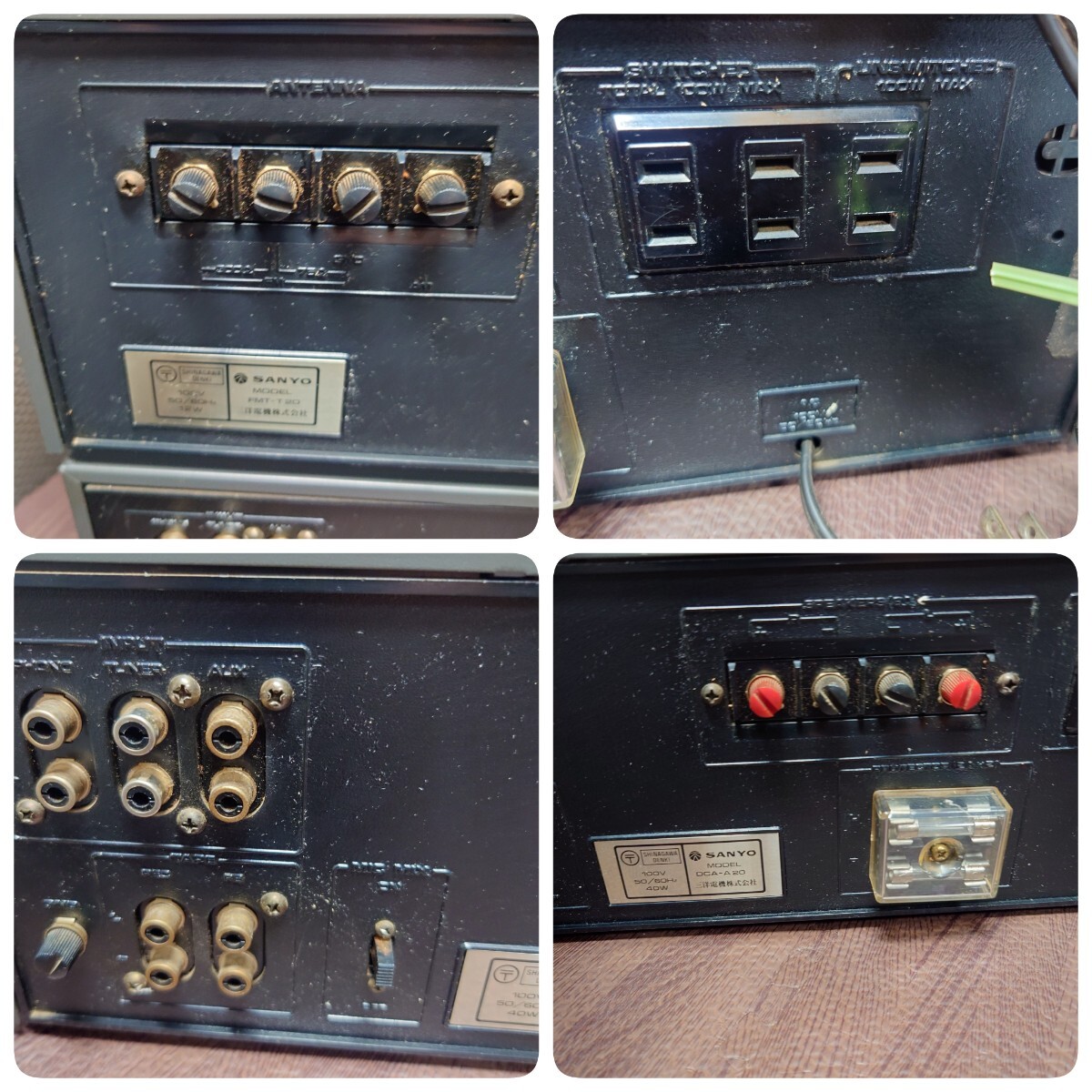 ジャンク】SANYO 三洋電機 OTTO プリメインアンプ DCA-A20 AM/FM ジャンク】SANYO 三洋電機 OTTO プリメインアンプ DCA-A20 AM/FM