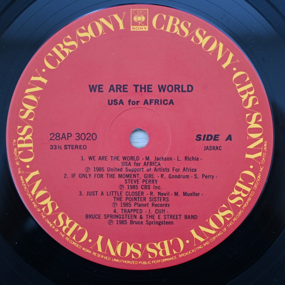 LP9371* с лентой [ui*a-* The * world USA for AFRICA / 28AP3020]