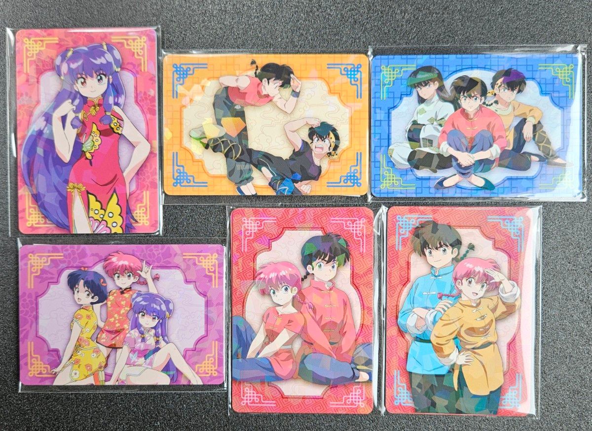 新品・未開封】らんま1/2 ホログラムペアカード 6種12枚 新品・未開封】らんま1/2 ホログラムペアカード 6種12枚