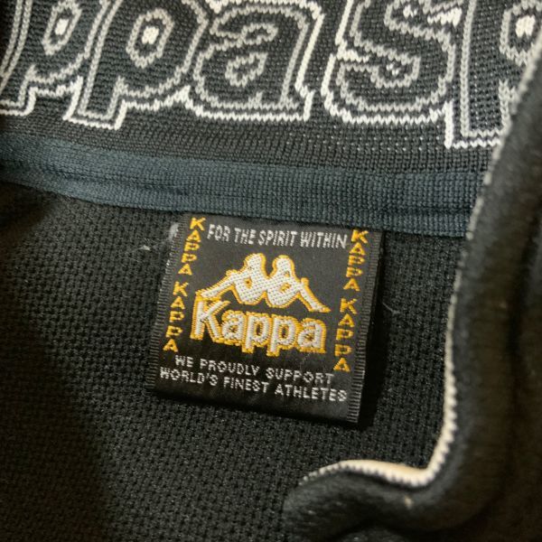  superior article not for sale hard-to-find Kappa Kappa black tag Kanagawa prefecture Fujisawa west high school volleyball part big embroidery jersey M size black not for sale 