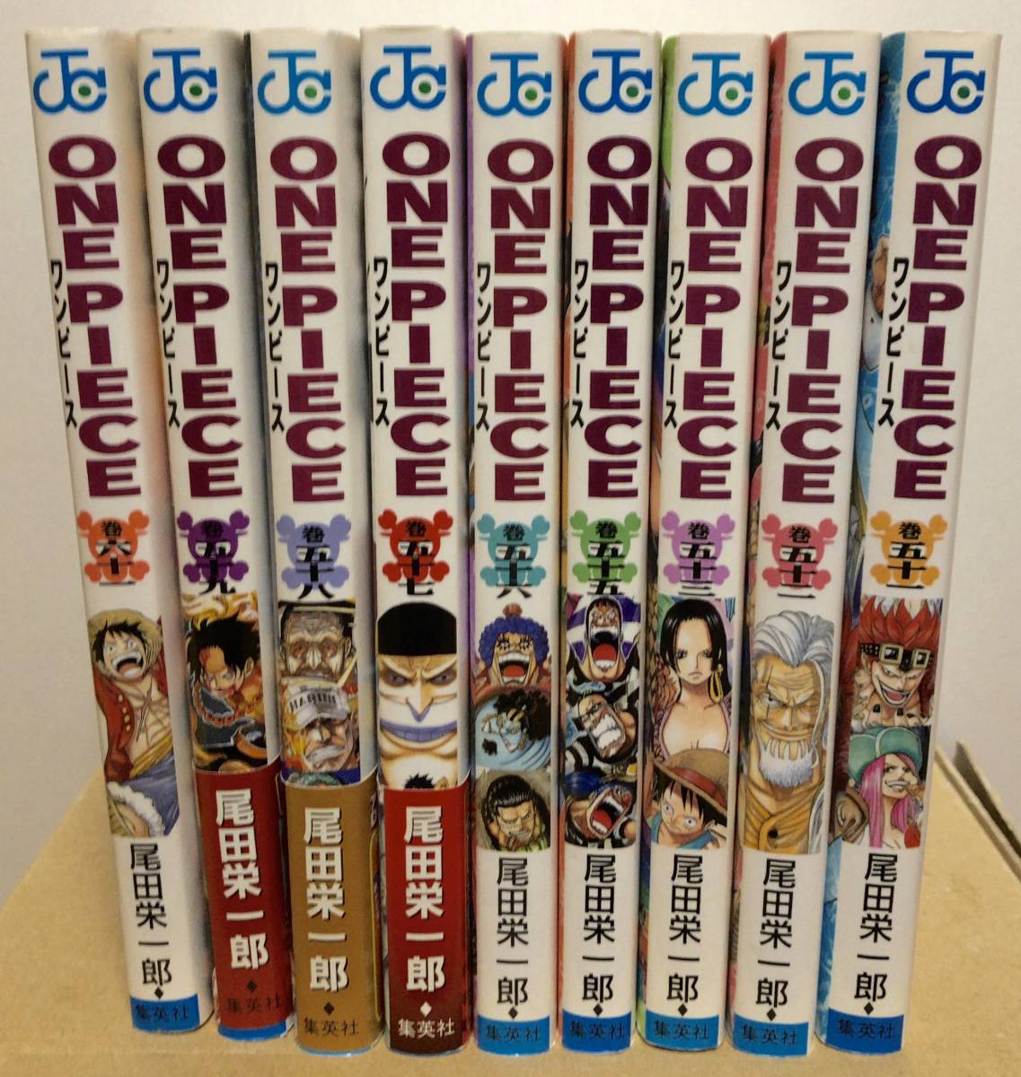 ヤフオク One Piece 頂上戦争編 単行本 51巻 53巻 55巻