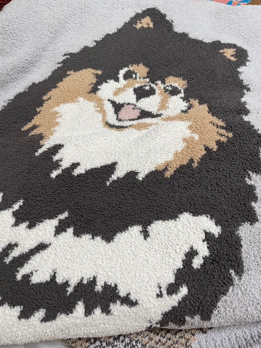 ジェラートピケ マルチカバー 毛布 ブランケット ポメラニアン ジェラートピケ マルチカバー 毛布 ブランケット ポメラニアン