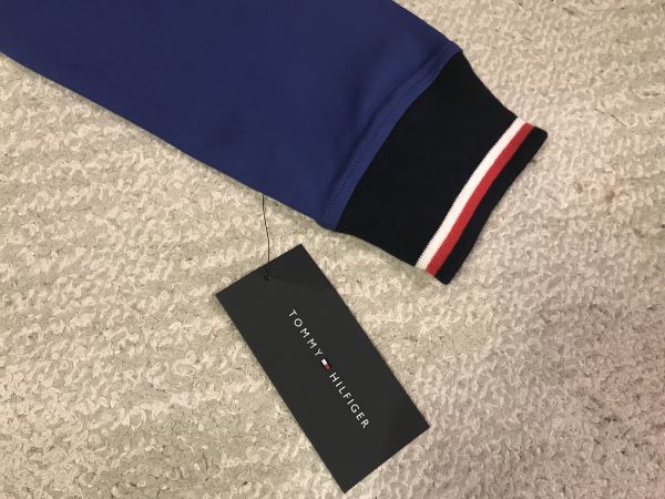 USA購入 TOMMY HILFIGER トミーヒルフィガー アウター ブルゾン ジャケット ダークブルー 濃紺 US Mサイズ 日本Lサイズ 新品未使用の画像4