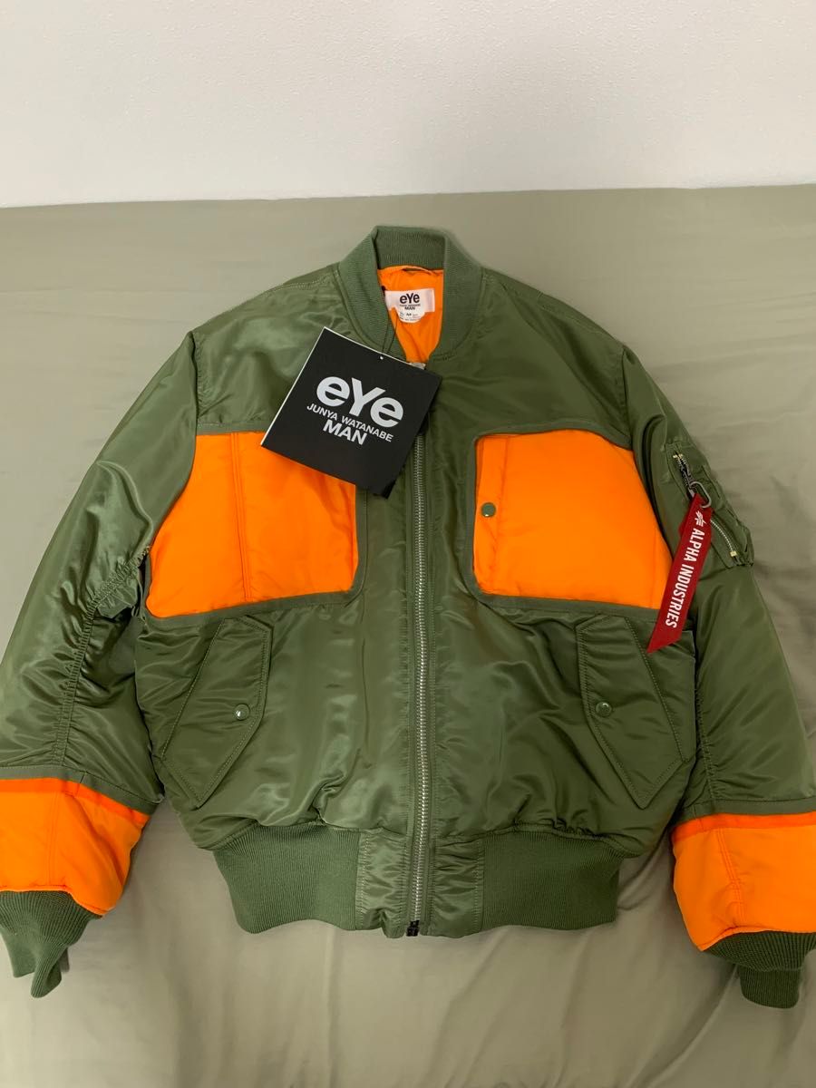 eye junya watanabe man コムデギャルソン アルファ 新品 ma-1 eye junya watanabe man コムデギャルソン アルファ 新品 ma-1