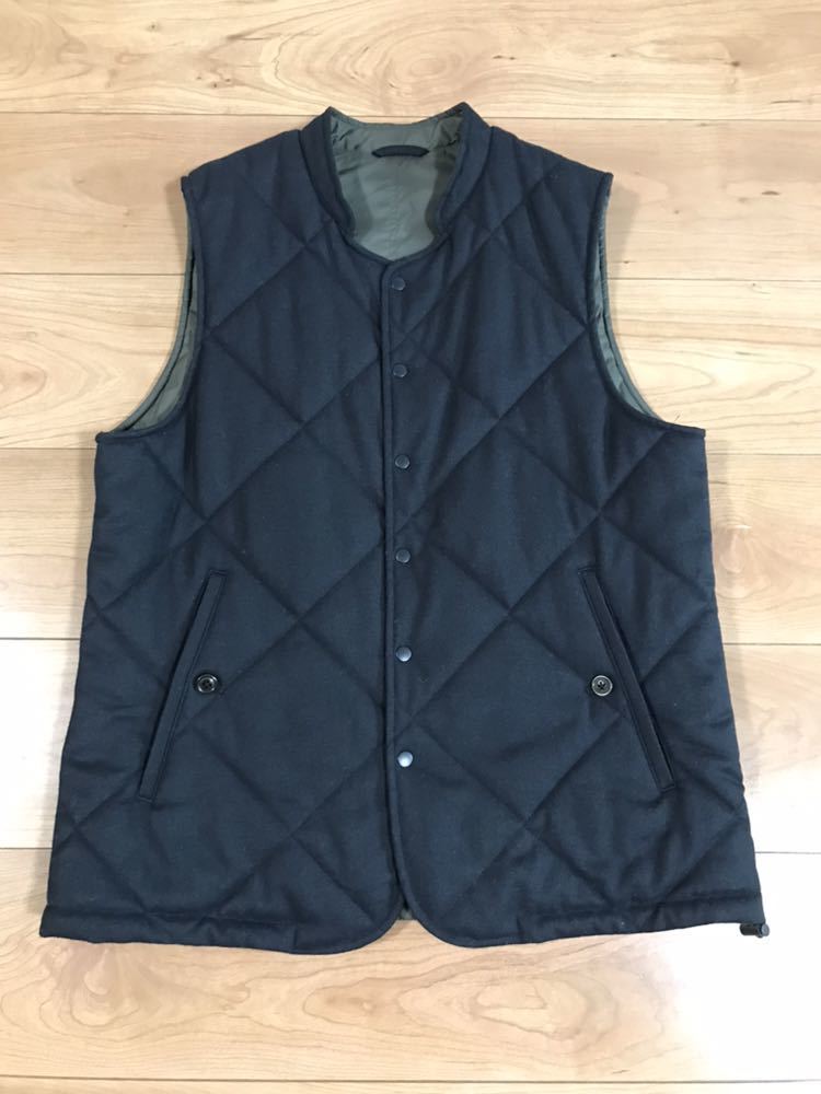 STILL BY HAND Reversible Vest size46の画像1