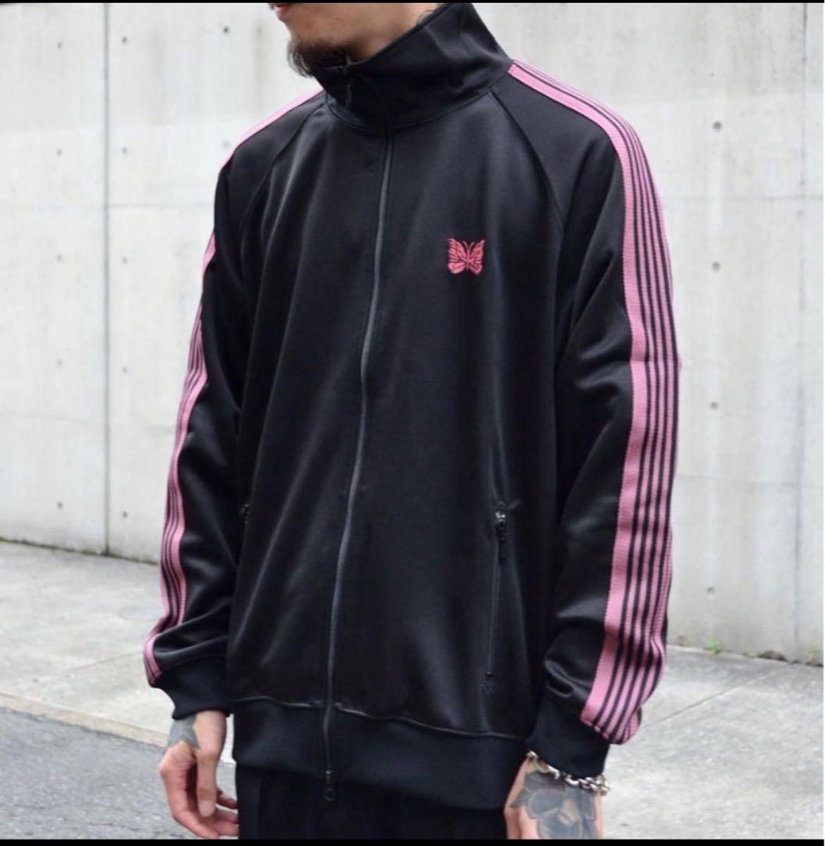 needles 22aw トラックジャケット ブラック ピンク XL|Yahoo needles 22aw トラックジャケット ブラック ピンク XL|Yahoo