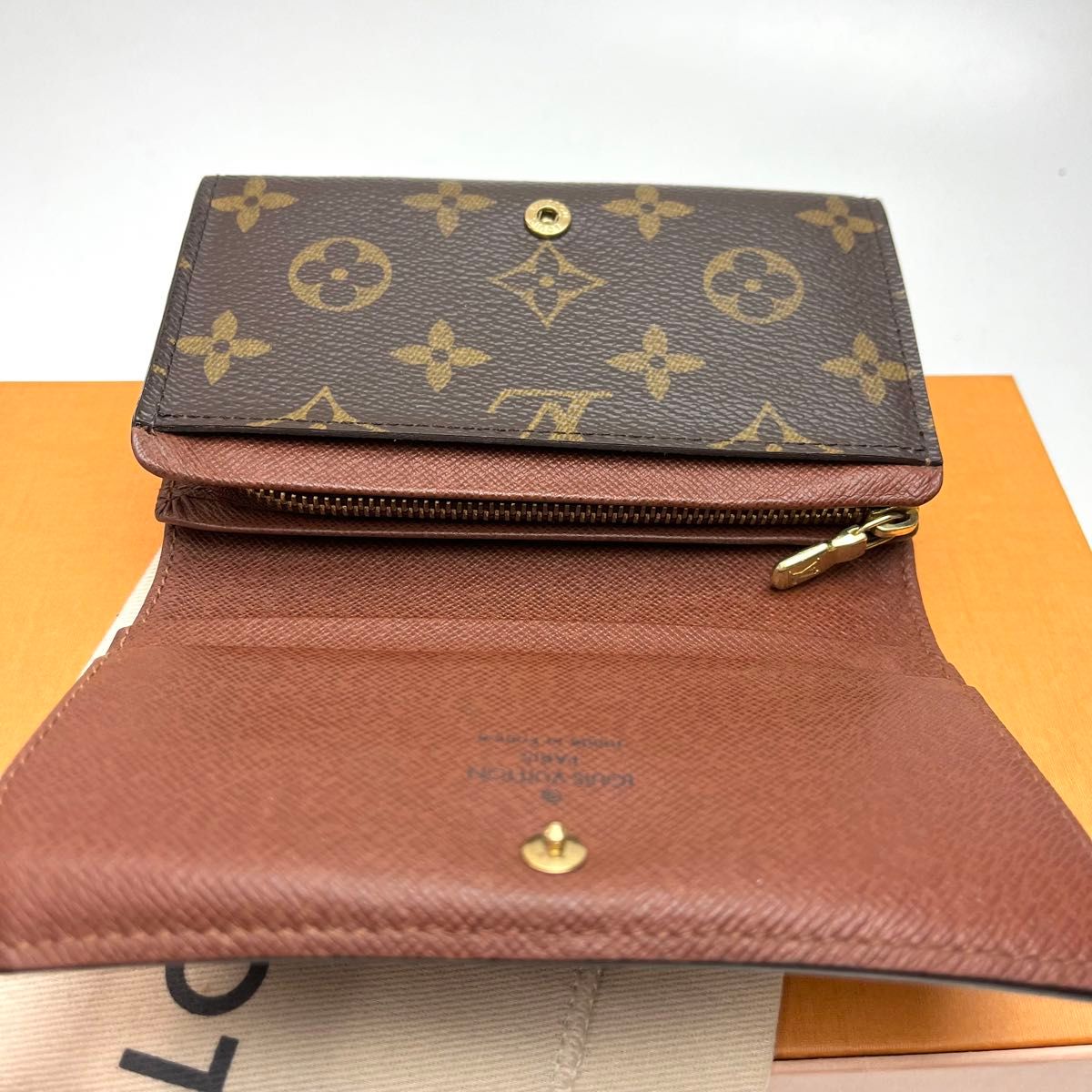 鑑定済 ルイヴィトン モノグラム L字型財布 コンパクト財布 鑑定済 ルイヴィトン モノグラム L字型財布 コンパクト財布