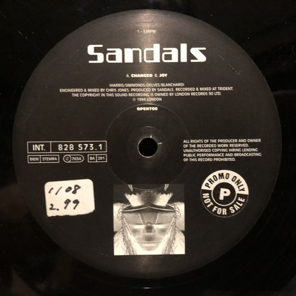 Sandals / Cracked EP_画像2