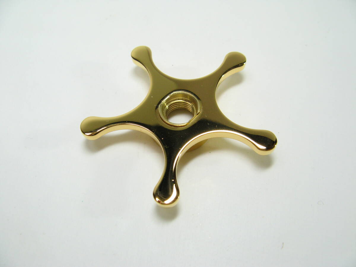 ABU Ambassadeur 24K スターホイール 50mm ティアードロップ アブ アンバサダー用 サイモン製 カスタム品 ４ー⑦