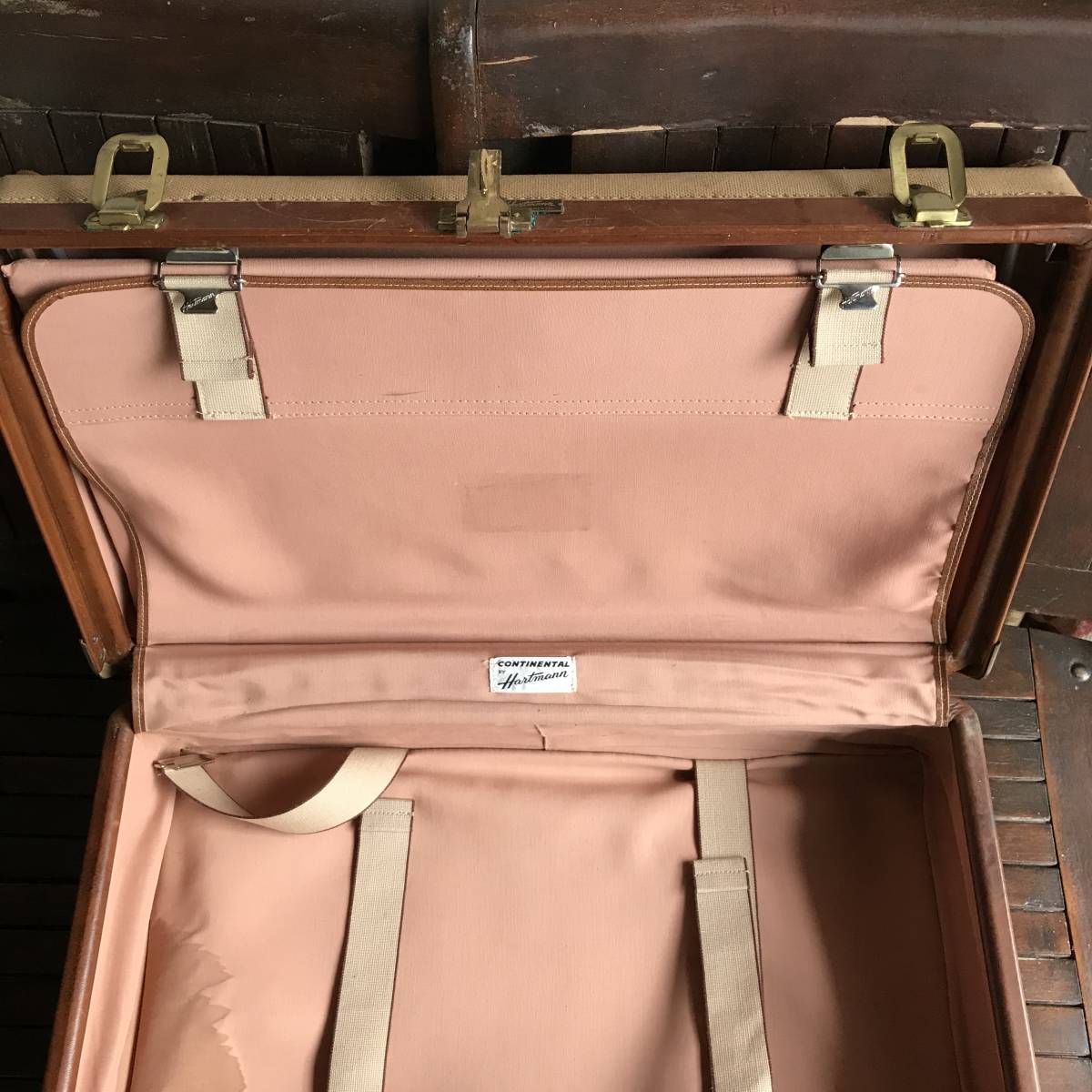 超レア！30's～ Hartmann Luggage ハートマンUSA製ヴィンテージ旅行/アンティークアメリカアンティーク紳士イギリス古着トラッド_画像9