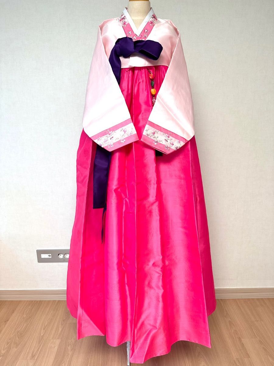 チマチョゴリ 高級化繊 桜ピンク 6点セット 韓国伝統服|Yahoo チマチョゴリ 高級化繊 桜ピンク 6点セット 韓国伝統服|Yahoo