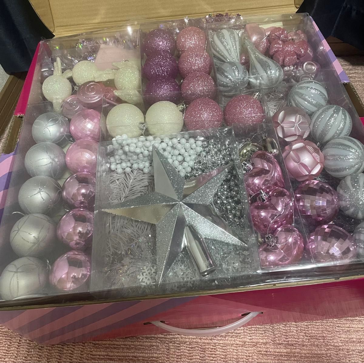 Francfranc クリスマスツリー ピンク ホワイト スターターセット Francfranc クリスマスツリー ピンク ホワイト スターターセット