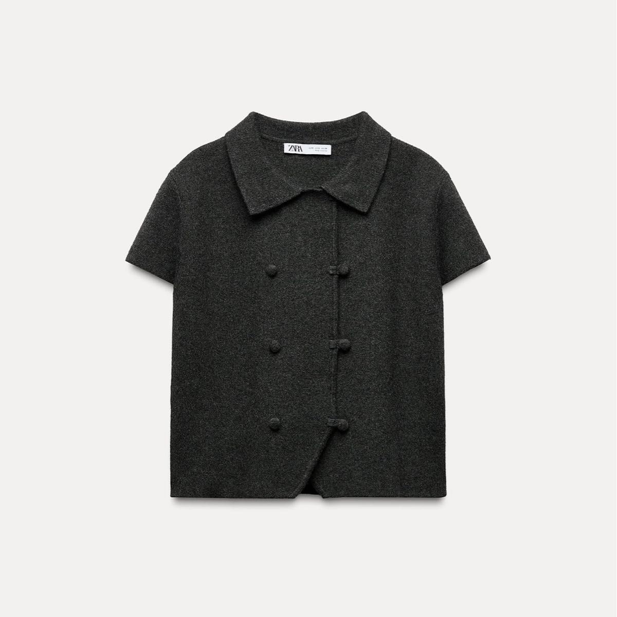 ZARA プレーンニットショートスリーブカーディガン S|Yahoo ZARA プレーンニットショートスリーブカーディガン S|Yahoo