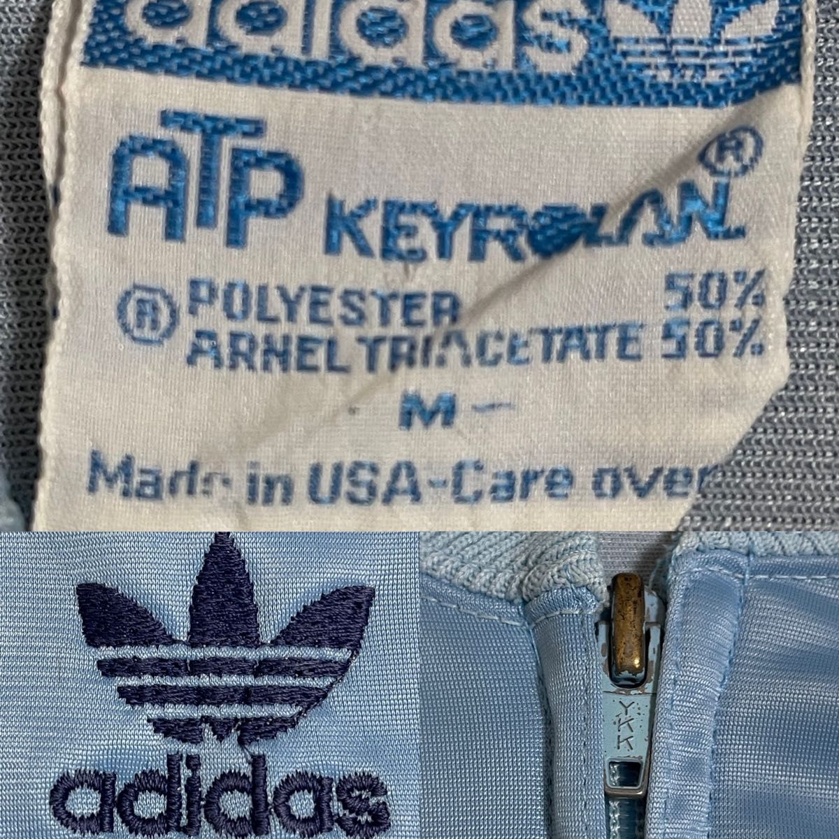 ATP70s】アディダス刺繍トラックジャケット古着ジャージトップ ATP70s】アディダス刺繍トラックジャケット古着ジャージトップ
