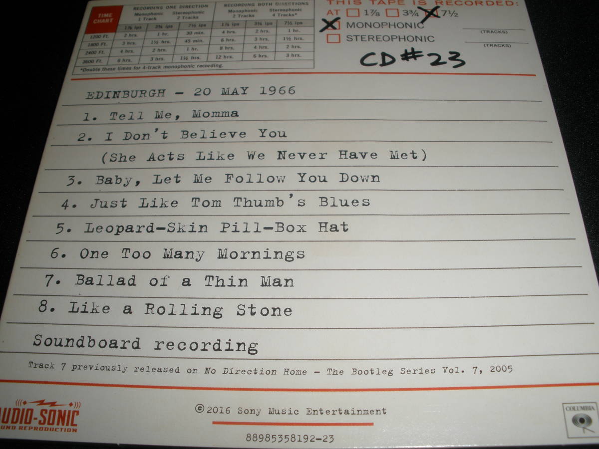 ボブディラン ライヴ 1966 CD 洋楽 guide-ecoles.be