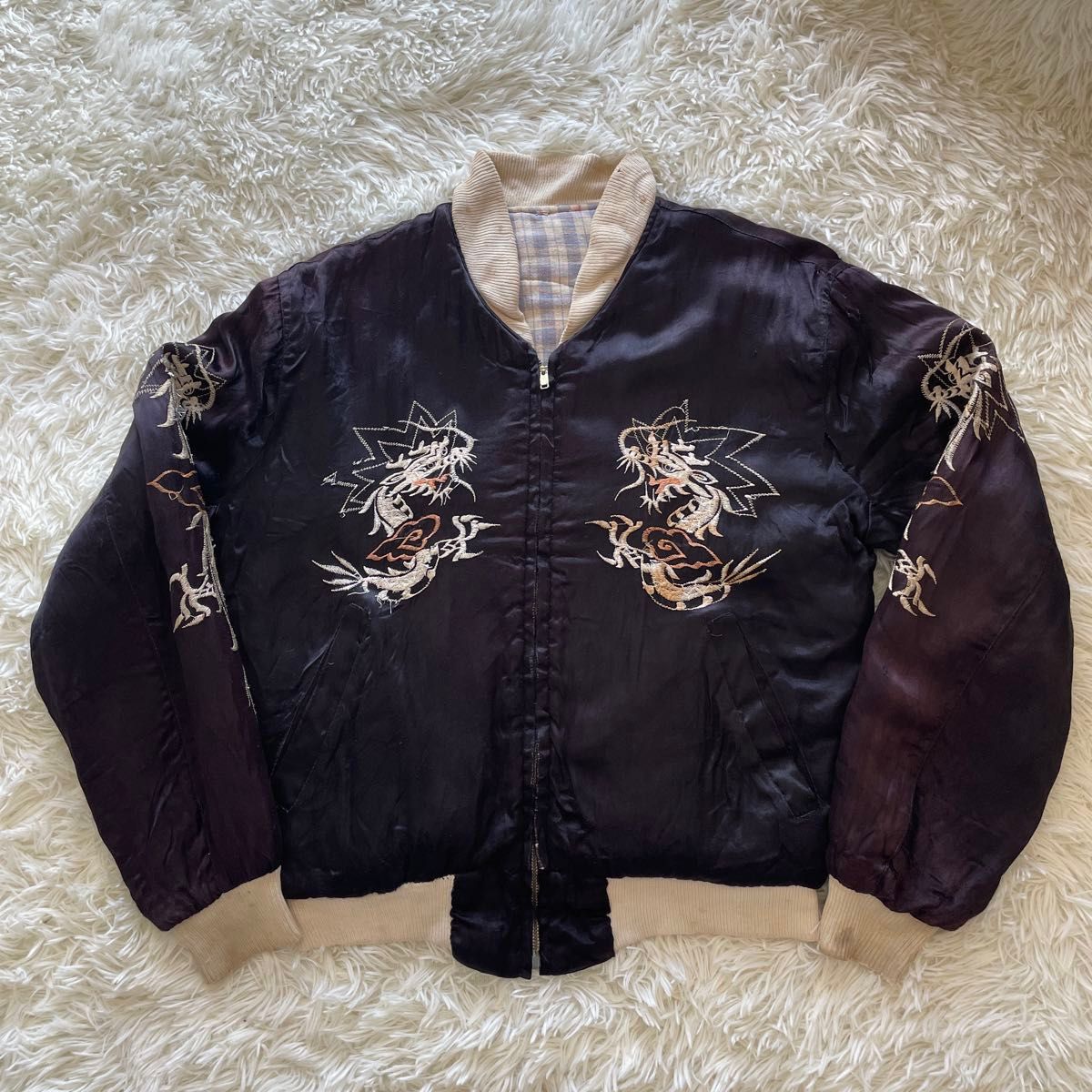 本日出品停止【スペシャル】50s ヴィンテージ スーベニア 白龍 本日出品停止【スペシャル】50s ヴィンテージ スーベニア 白龍