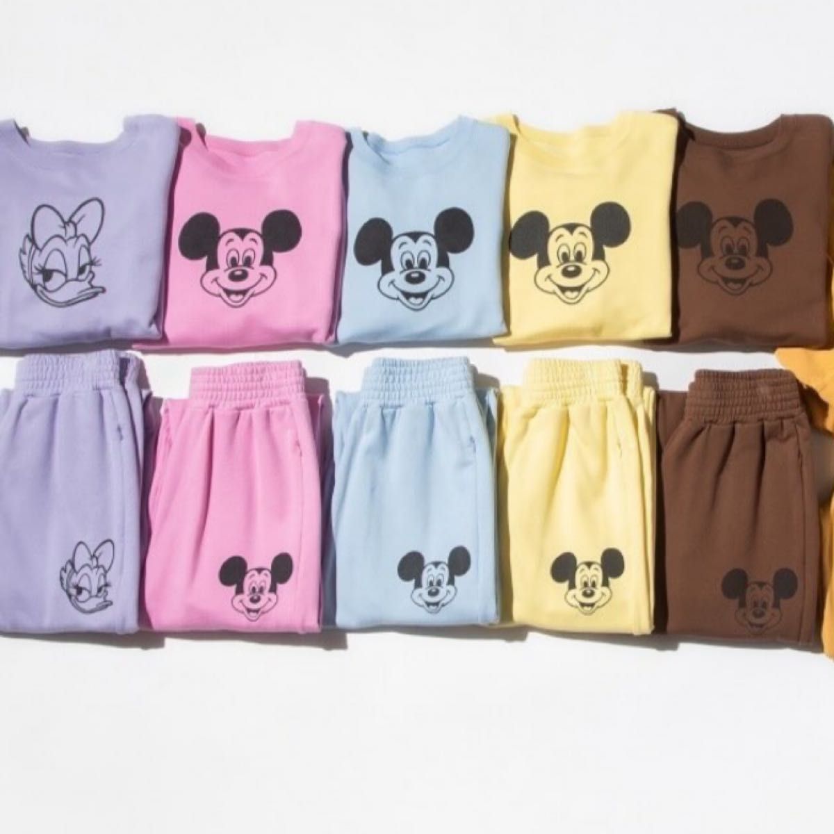 Disney collection WCJ SWEAT TOP ミッキー ブラウン 若槻千夏 Disney collection WCJ SWEAT TOP ミッキー ブラウン 若槻千夏
