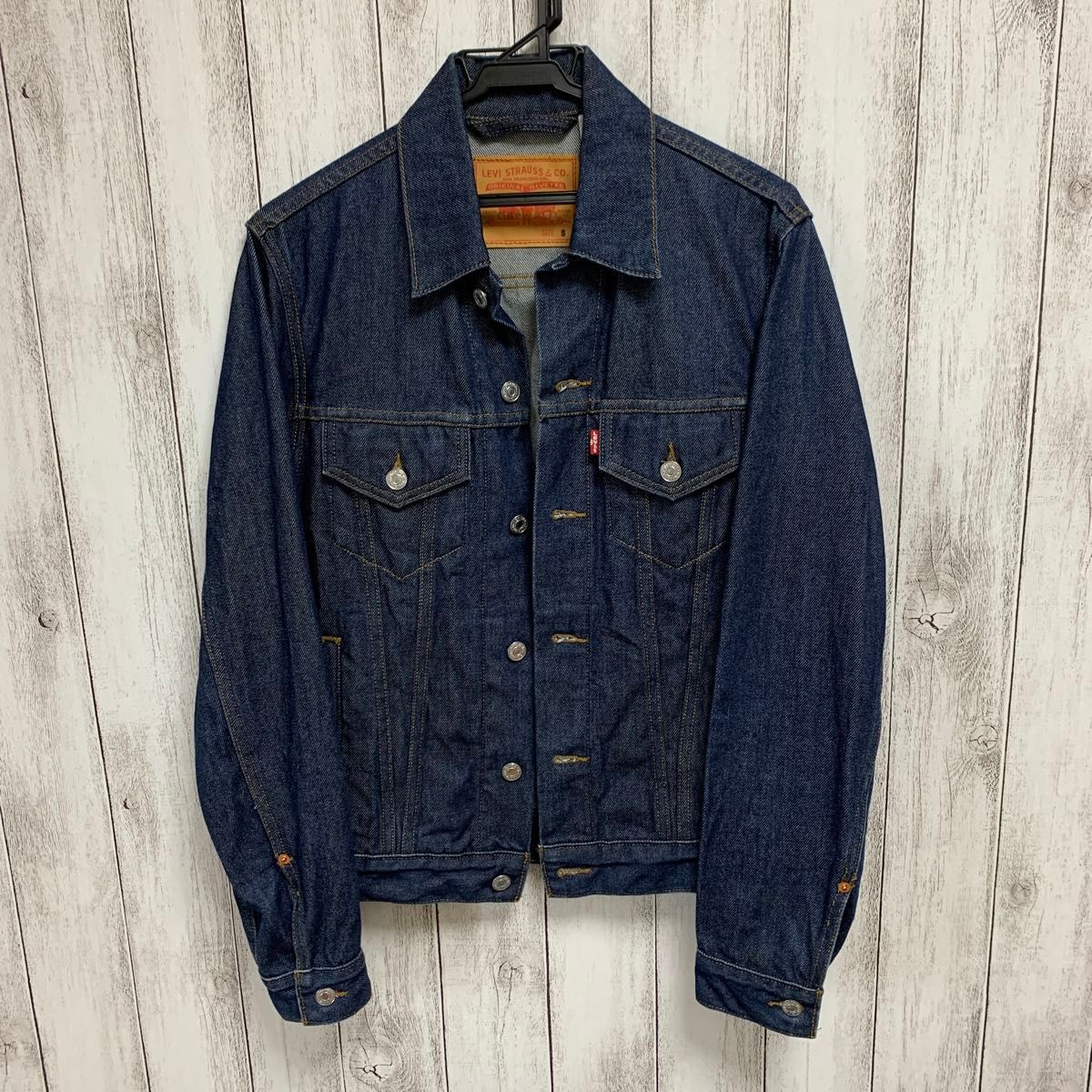 美品】LEVIS リーバイスデニムジャケット 【Sサイズ】ジージャン 美品】LEVIS リーバイスデニムジャケット 【Sサイズ】ジージャン