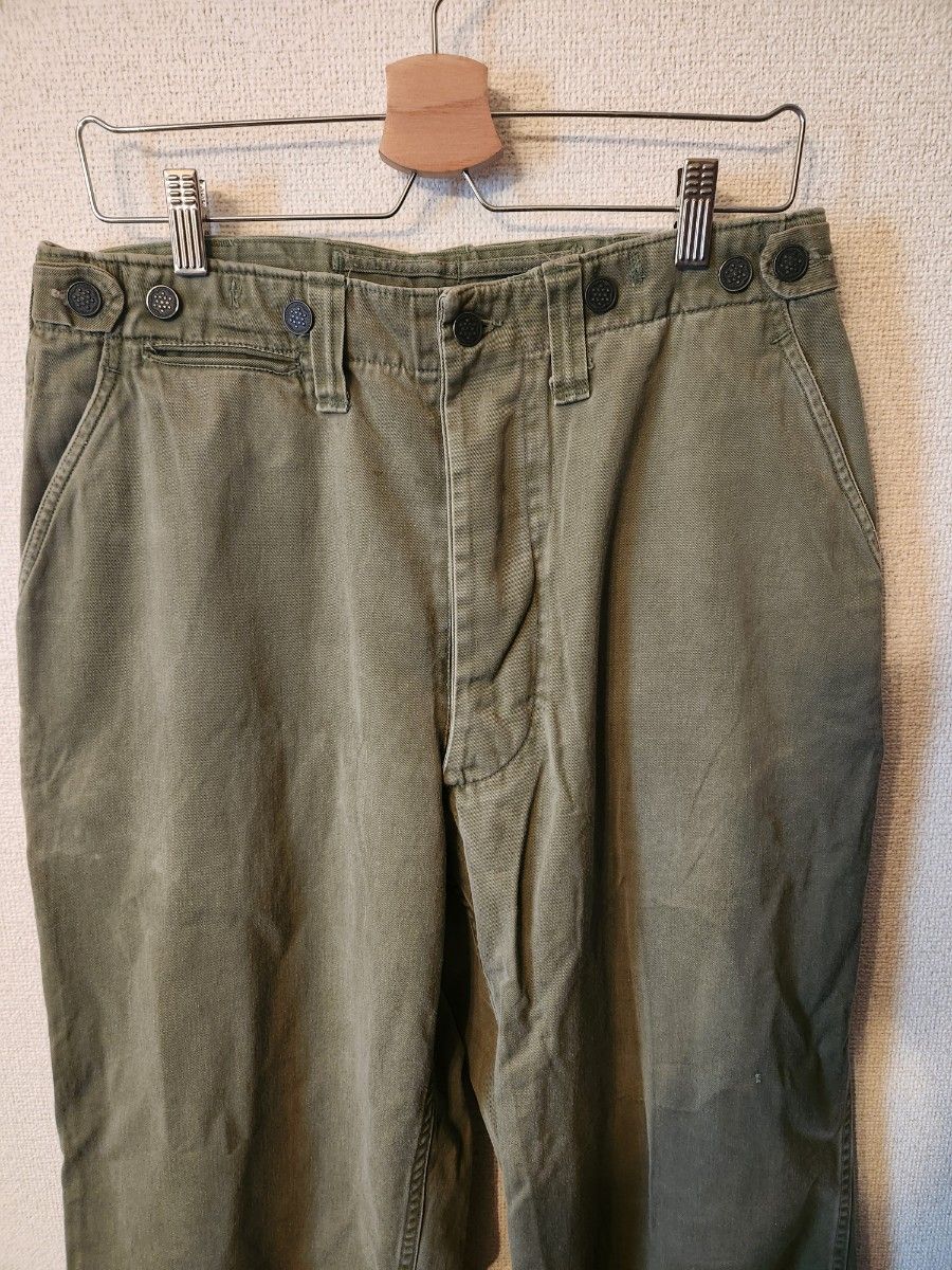40s WW2 M-43 フィールドパンツ 13スターボタン US ARMY|Yahoo 40s WW2 M-43 フィールドパンツ 13スターボタン US ARMY|Yahoo